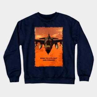 Fighter Jet Born P15 Crewneck Sweatshirt